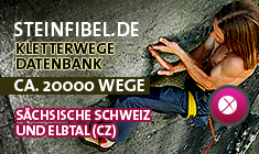 STEINFIBEL.DE - Kletterwege in der Schsischen Schweiz und im Elbtal (CZ) - Kletterwegedatenbank